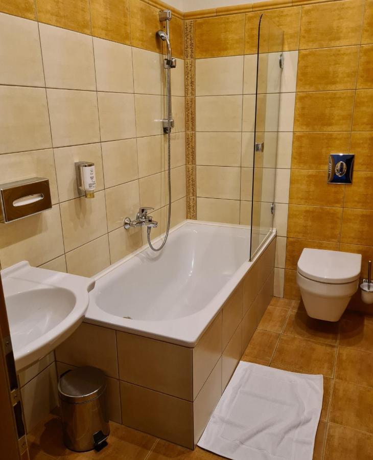 Hotel Slovan Єсеник Екстер'єр фото